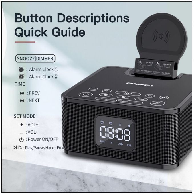 Awei Multifunction Wireless Bluetooth Speaker