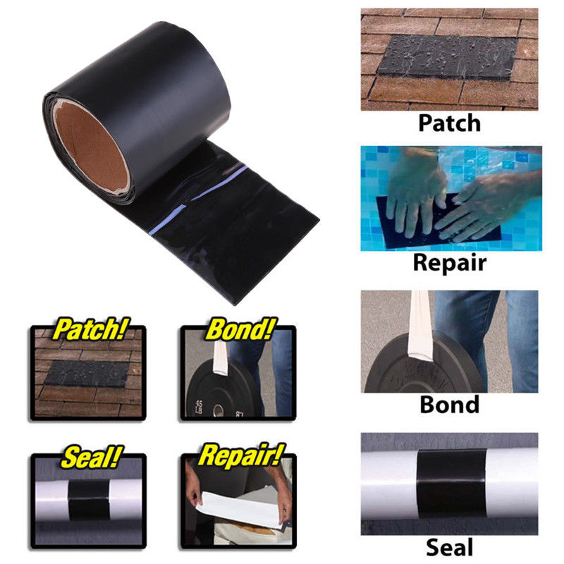 LOONFUNG Super Strong Fiber Waterproof Tape Stop Leaks Seal Repair Tape 150x10cm