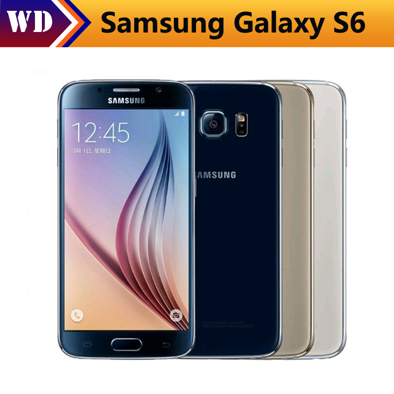 Refurbished Samsung Galaxy S6 Smartphone 3GB RAM 32GB ROM 4G LTE 16MP 5.1" SAMSUNG Single sim