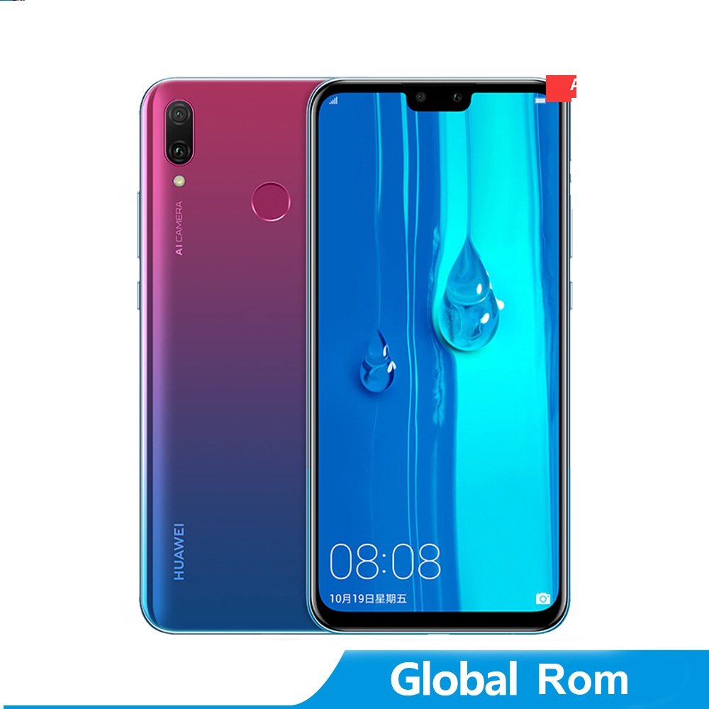 Refurbished Huawei Y9 (2019) - 6.5" - 4GB+64GB/128GB - 16MP+13MP 4 Cameras, 4G (Dual SIM) 4000mah