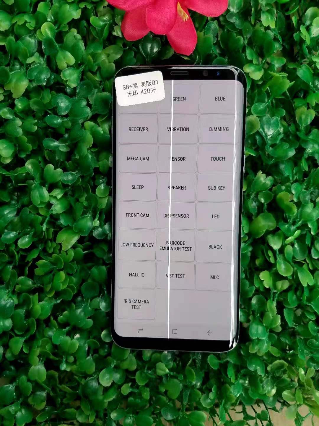 Refurbished Samsung Galaxy S8 64GB ROM+4GB RAM 5.8" 12MP+8MP smartphone with line or dot screen