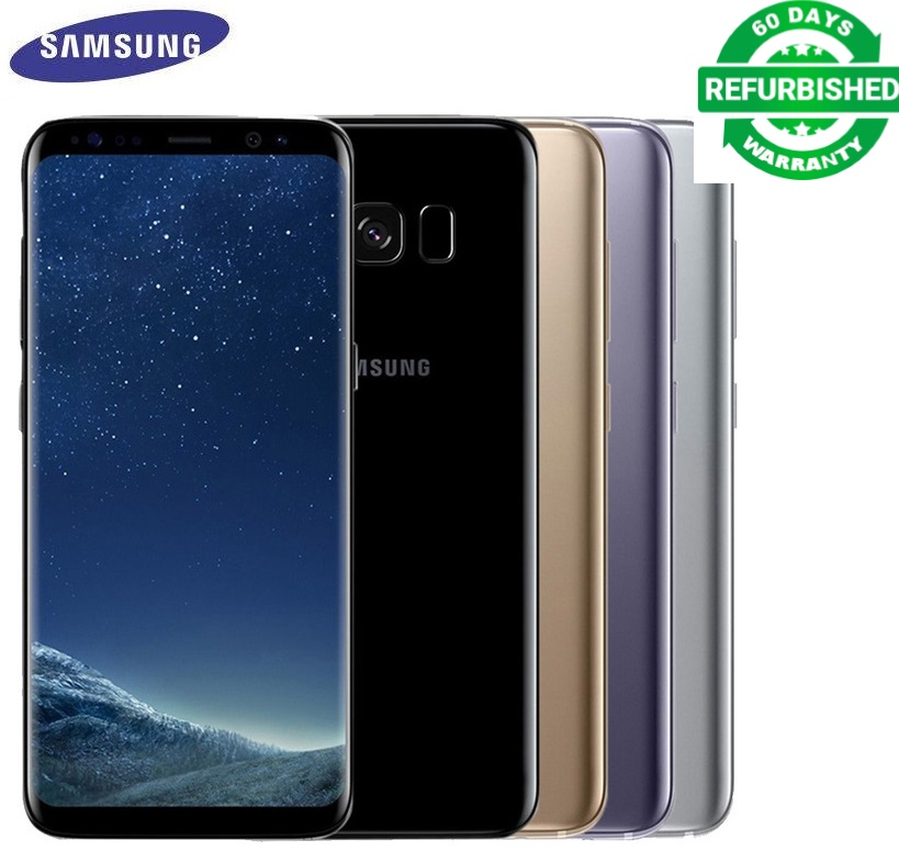 Refurbished Samsung Galaxy S8 64GB ROM+4GB RAM 5.8" 12MP+8MP smartphone with line or dot screen