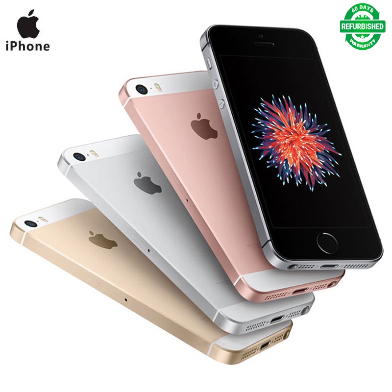 Refurbished Apple iPhone SE 2GB+16GB/64GB 12MP+2MP IOS Unlocked without Fingerprint 4.0'' Smartphone