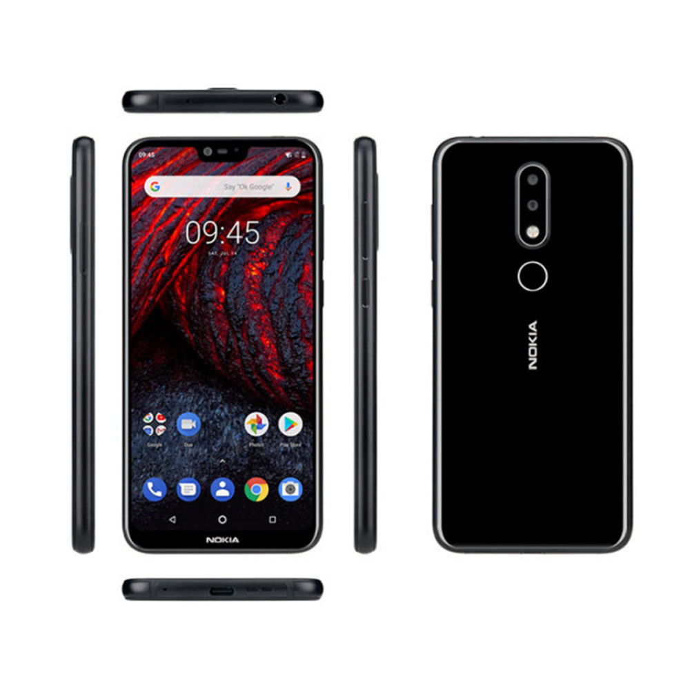 Refurbished Nokia X6/6.1plus 6+64g 5.8inch 3060mAh 16MP+16MP Camera Fingerprint ID Smartphone