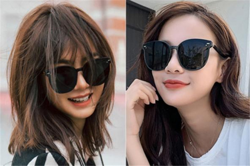 Sunglasses girl anti-UV sunglasses women star street shooting polarized ins super fire glasses