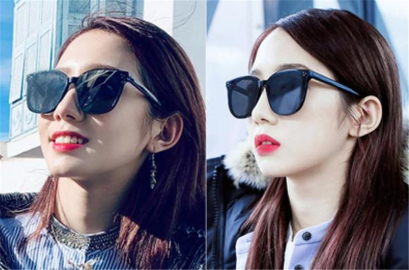 Sunglasses girl anti-UV sunglasses women star street shooting polarized ins super fire glasses
