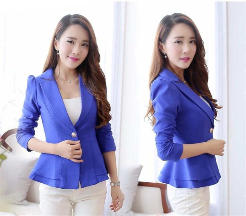 Autumn and winter new women's suits jackets long-sleeved self-cultivation commuting business fashion