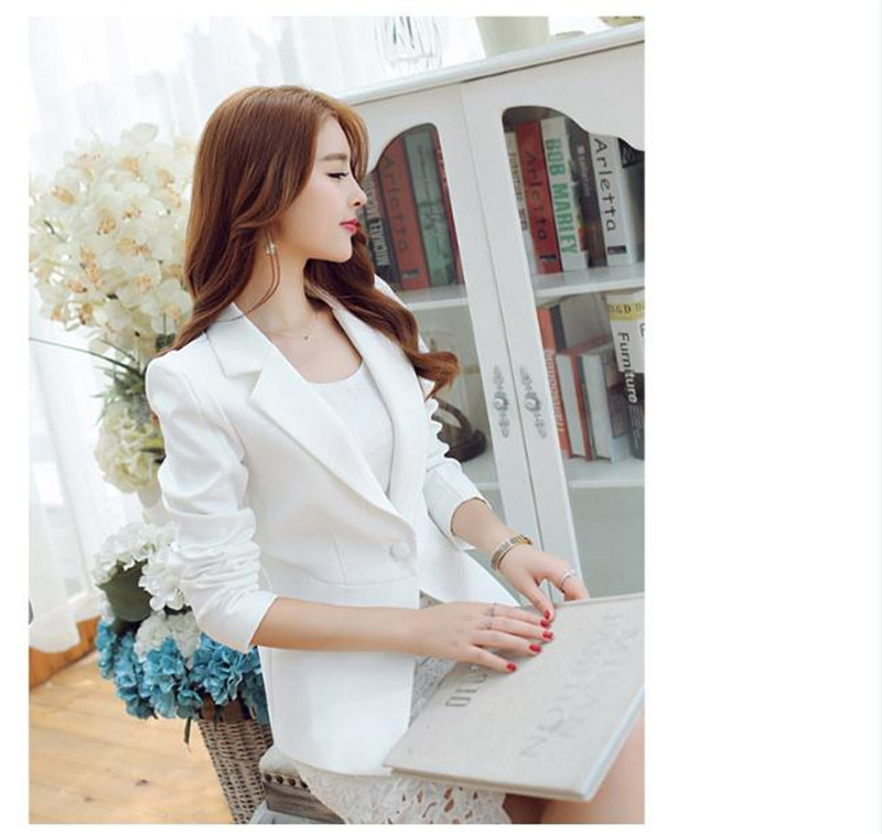 Autumn and winter new women's suits jackets self-cultivation commuting business  fresh leisure
