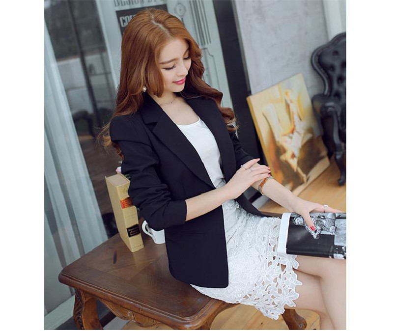 Autumn and winter new women's suits jackets self-cultivation commuting business  fresh leisure