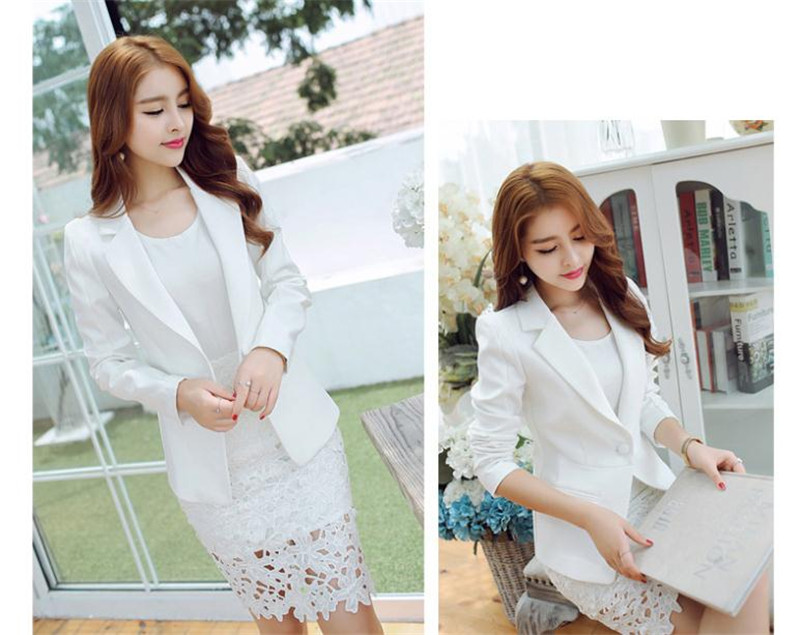 Autumn and winter new women's suits jackets self-cultivation commuting business  fresh leisure