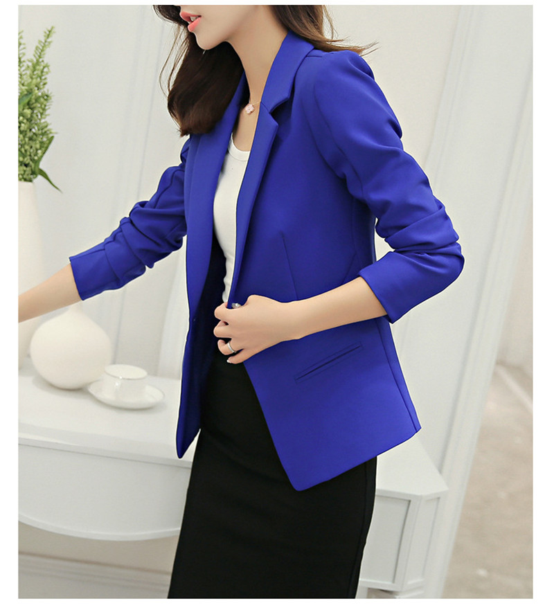 Autumn and winter new women's suits jackets self-cultivation commuting business  fresh leisure
