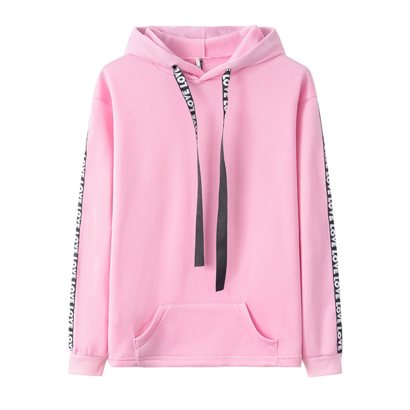 Europe and America large size women's loose loose thin letters sweater coat leisure sports youth