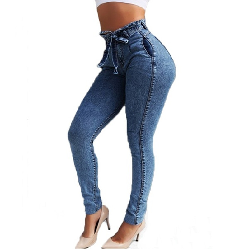 Jeans Newest Fashion Hot Women Lady Denim Skinny Pants High Waist Stretch Jeans Pencil Jeans