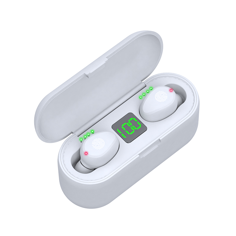 F9 Wireless Earbuds Bluetooth 5.0 Earphone TWS HIFI Sports Headset For iOS/Android Phones HD Call