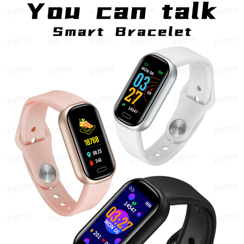 Smart Bracelet Bluetooth Cal Fitness Tracker Sport Custom Dial Smart Band Men Woman Wristband