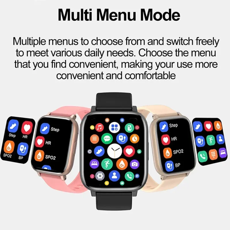 Men Women Smart Watch H9 Weather Bluetooth Call Blood Oxygen Pressure Heart Rate Music Smartwatch For iPhone Xiaomi Huawei Samsung