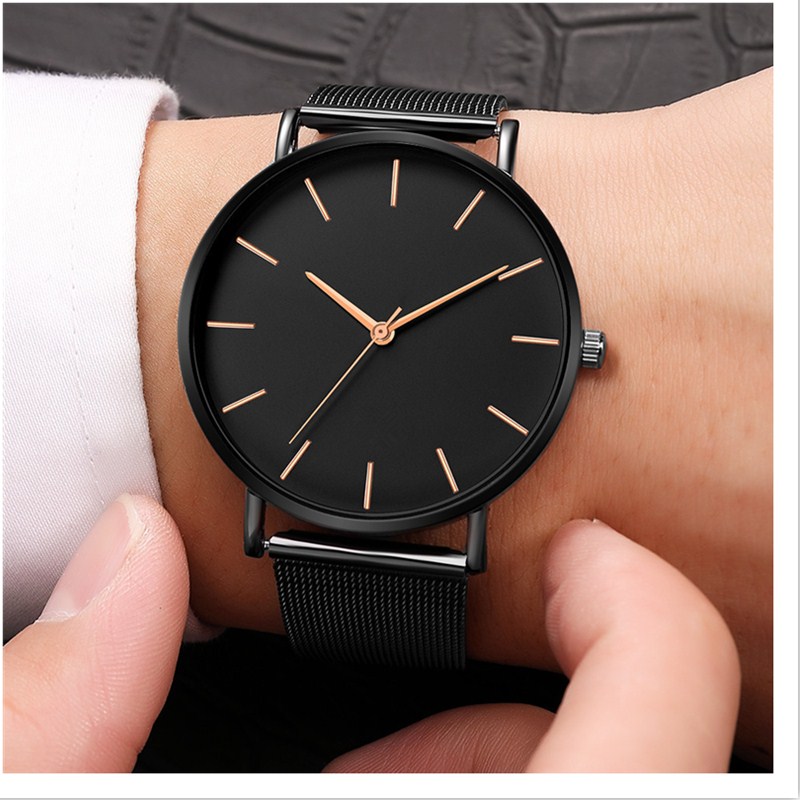 2019 Men's Fashion Watch Top Brand Luxury Business Man Watch Sports Watch Metal Belt
