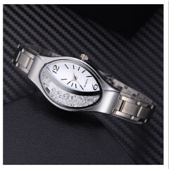 Women's Fashion Luxury Watch Women's Bracelet Clock Oval Water Diamond Sports Quartz Watch Watch Daily Leisure Simple Water Diamond Watch Women's Watch