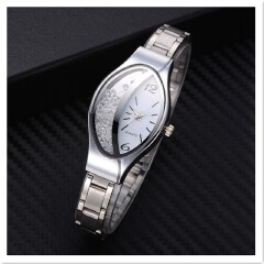 Women's Fashion Luxury Watch Women's Bracelet Clock Oval Water Diamond Sports Quartz Watch Watch Daily Leisure Simple Water Diamond Watch Women's Watch