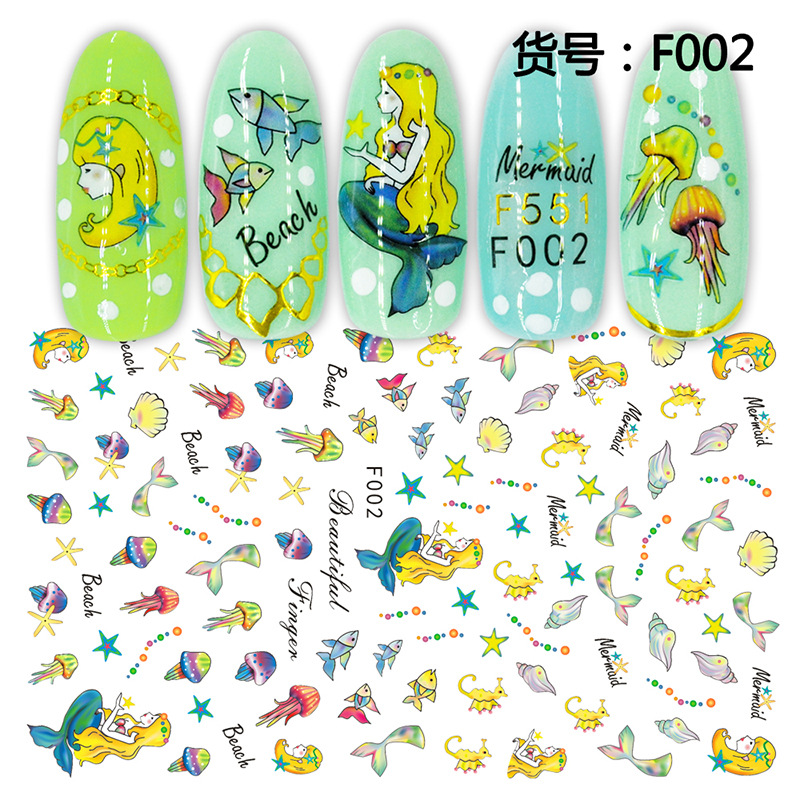 3D Manicure Stickers New Flower Manicure Stickers Japanese Dream Flower Manicure Stickers view 7