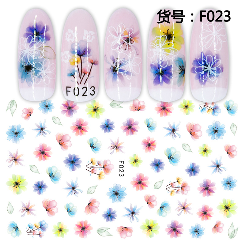 Manicure Stickers New Flower Manicure Stickers Japanese Dream Flower Manicure Stickers view 9