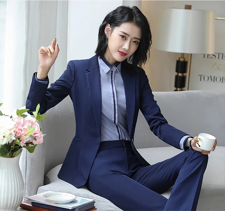 Business Women Suit Office Lady White Collar Formal Work Dress Concert Meetings Formal Girl Skirt