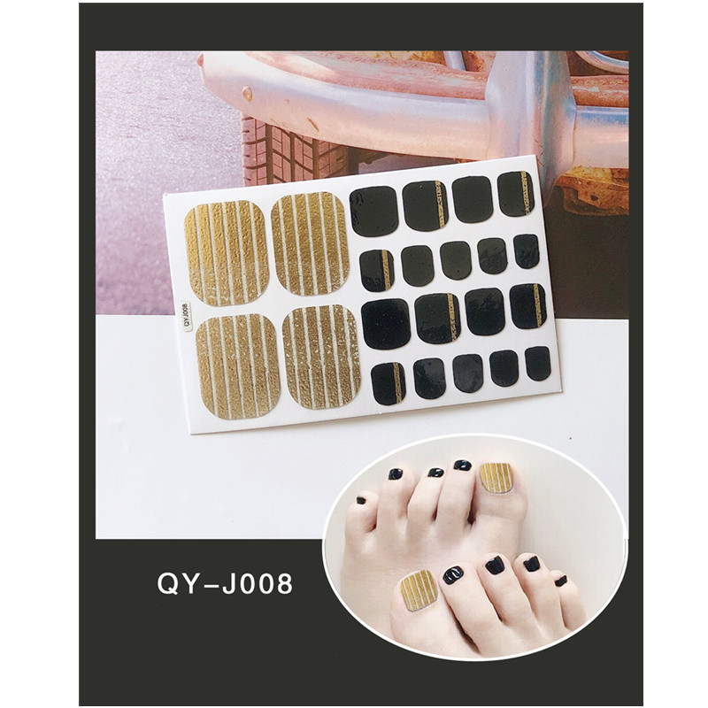 2021 New Gifts 5 Sets Korea Little Prince Nail Applicator 3D Gilding Nail Toenail Sticker Waterproof view 6