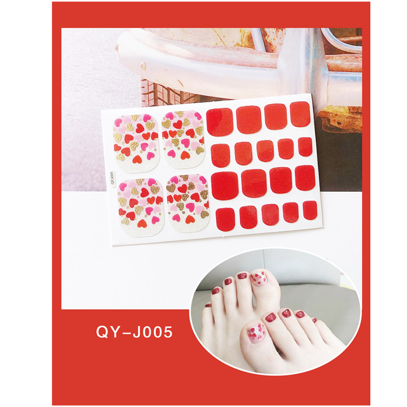 2021 New Gifts 5 Sets Korea Little Prince Nail Applicator 3D Gilding Nail Toenail Sticker Waterproof view 4