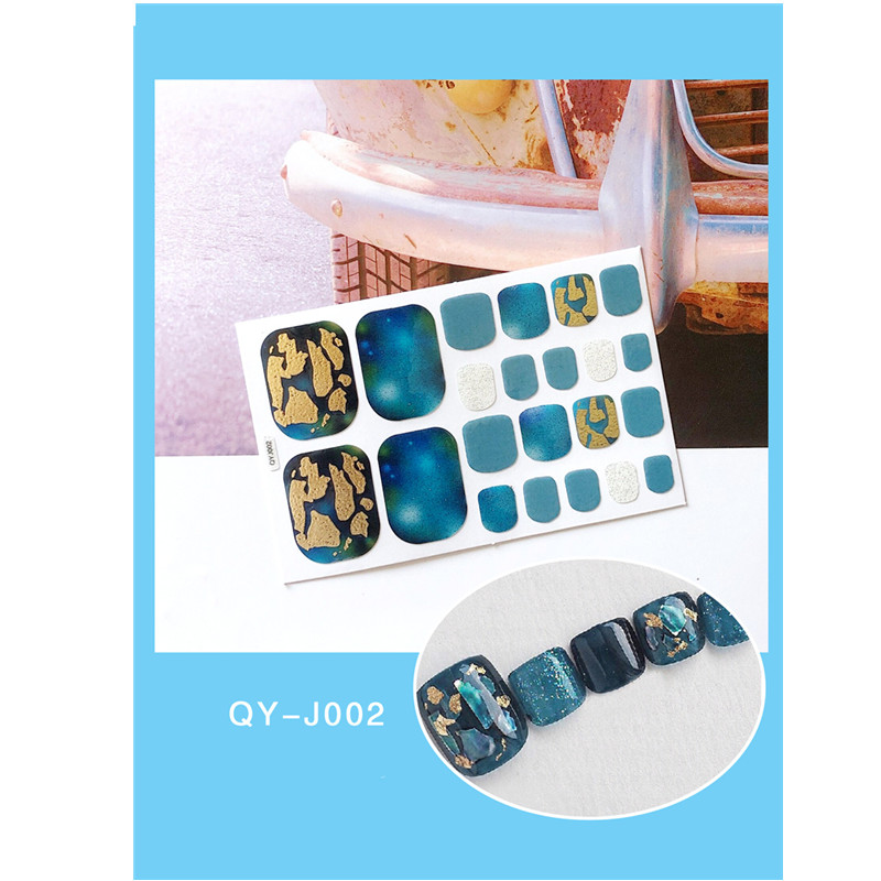 2021 New Gifts 5 Sets Korea Little Prince Nail Applicator 3D Gilding Nail Toenail Sticker Waterproof view 3