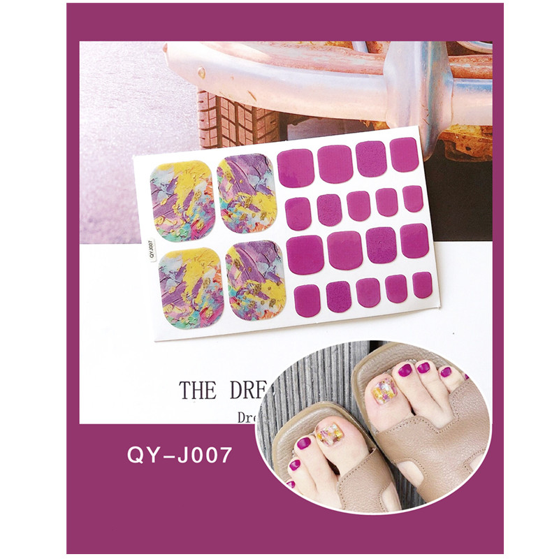 2021 New Gifts 5 Sets Korea Little Prince Nail Applicator 3D Gilding Nail Toenail Sticker Waterproof view 5