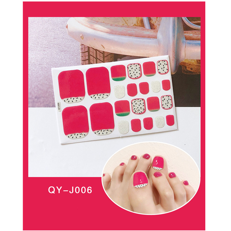 Girls Gift 5 Sets Korea Little Prince Nail Applicator 3D Gilding Nail Toenail Sticker Waterproof