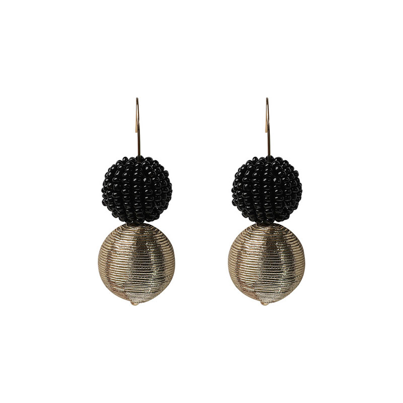 babituo alloy bead dangle earrings statement personality earring women fashion jewelry