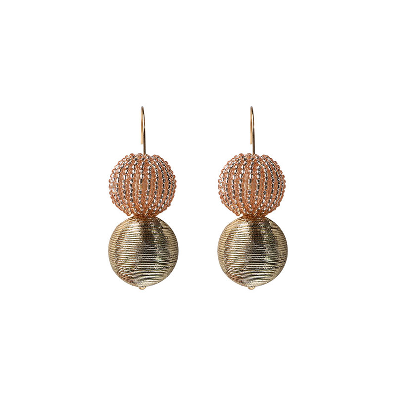 babituo alloy bead dangle earrings statement personality earring women fashion jewelry