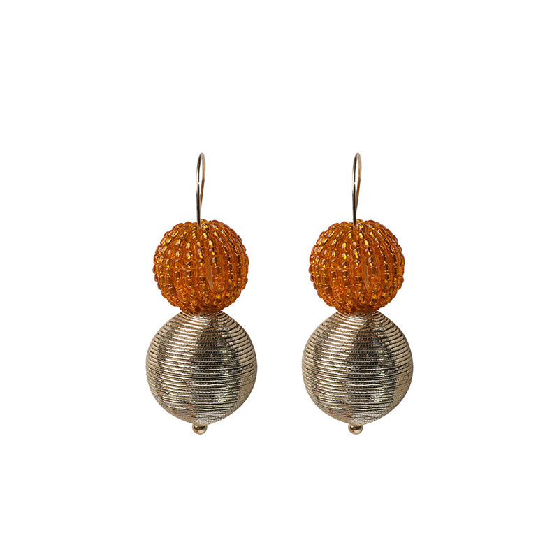 babituo alloy bead dangle earrings statement personality earring women fashion jewelry