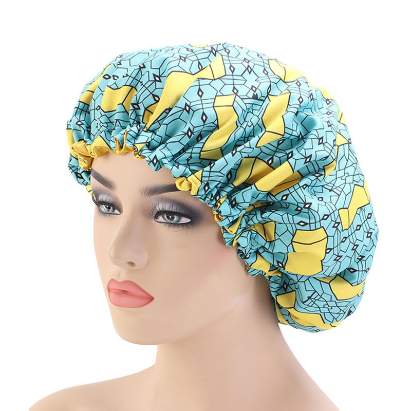 Satin sleep cap sleeping bonnet hair hat headwear scarf silk hair wrap night wear hats headscarf caps silk hair caps shower cap for women long braid with comfort adjustable band women girl  gift