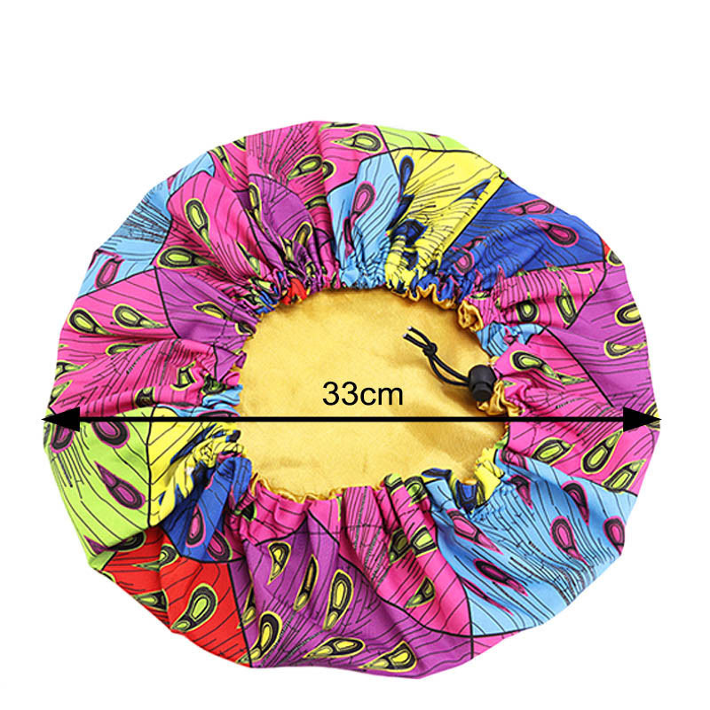 Satin sleep cap sleeping bonnet hair hat headwear scarf silk hair wrap night wear hats headscarf caps silk hair caps shower cap for women long braid with comfort adjustable band women girl  gift