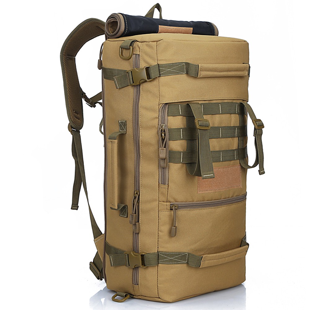 50L Women Men Bag Military Outdoor Backpack Local Lion Hiking Backpack Multifunction