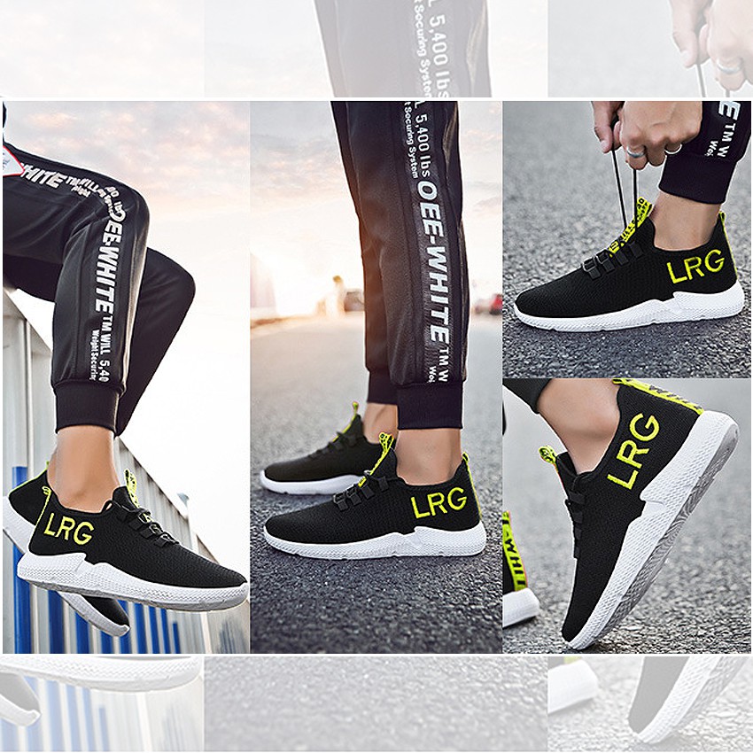 LRG UNISEX Women Men's Sneakers Sport Shoes Shoe Kasut Women's Casual Outdoor Sport Men Shoes