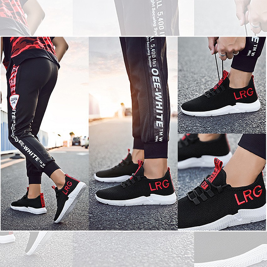 LRG UNISEX Women Men's Sneakers Sport Shoes Shoe Kasut Women's Casual Outdoor Sport Men Shoes