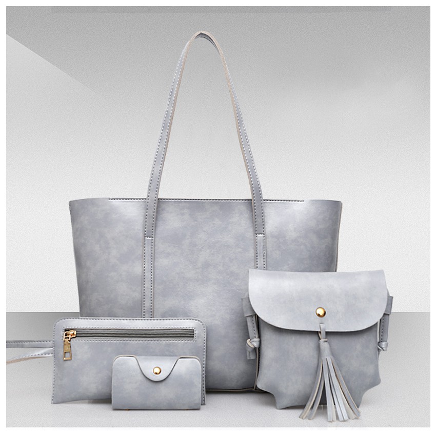 4 in 1 Bag Women's Handbag Women's Sling Bag Shoulder Bags Women Handbags