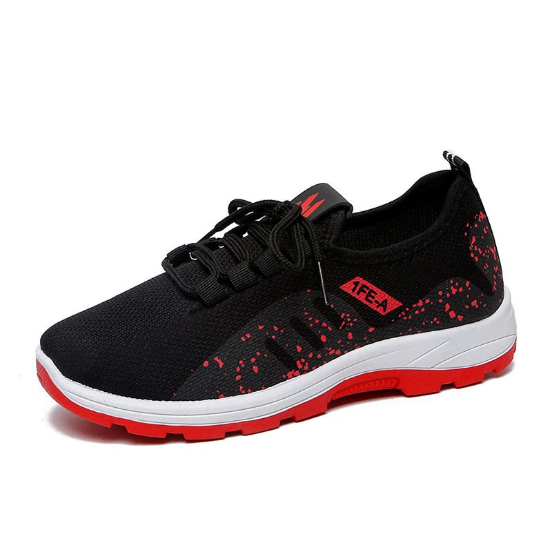 Casual Women's Shoes Running Sports Shoes Lace Up Mesh Breathable Sneaker