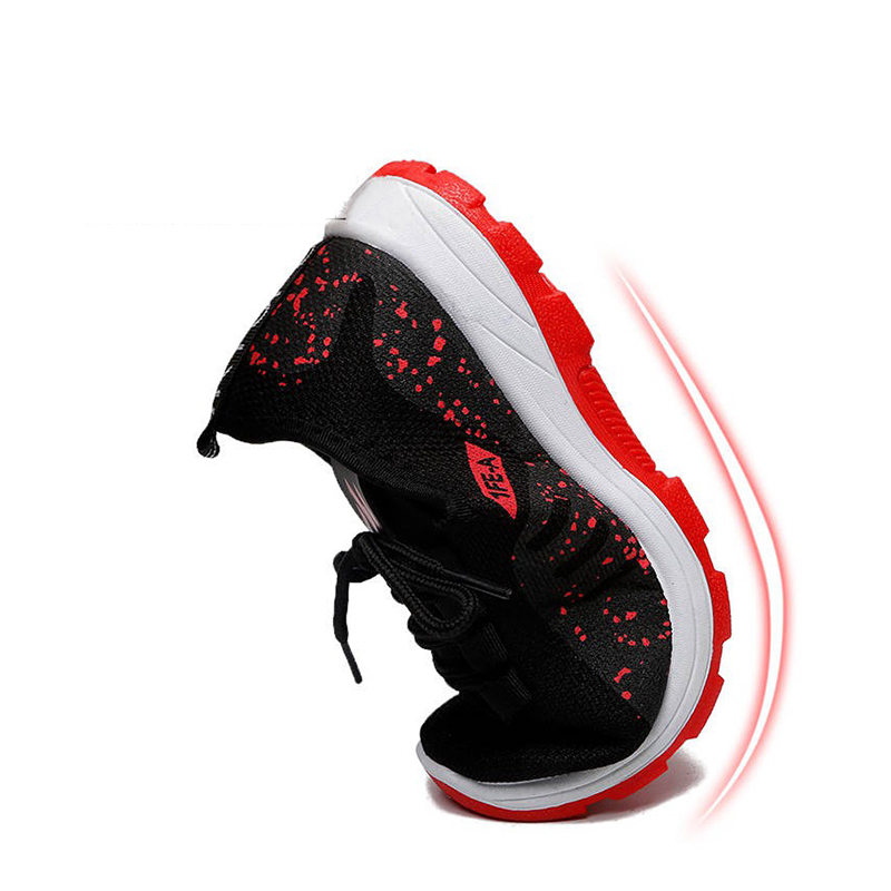 Casual Women's Shoes Running Sports Shoes Lace Up Mesh Breathable Sneaker
