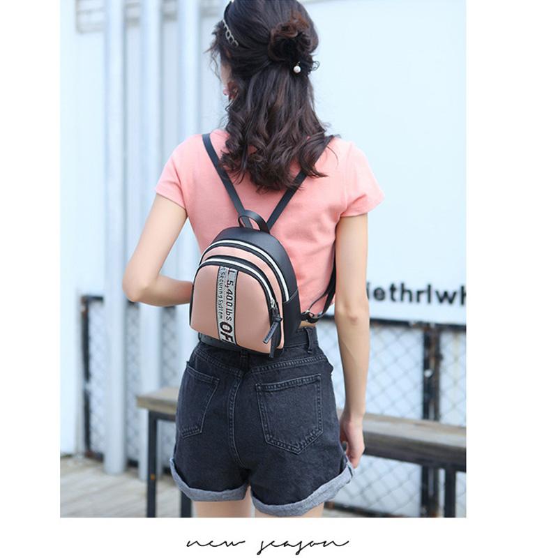 Fashion Korean Women's Bag PU Shoulder Bag Small School Bag Sling Bag Women Backpack Lady Bag