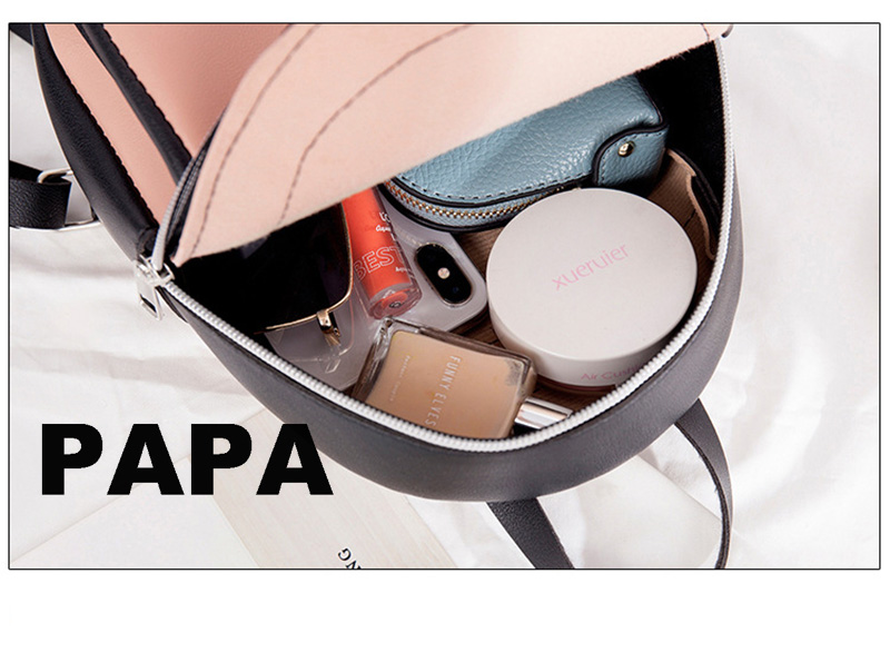 Fashion Korean Women's Bag PU Shoulder Bag Small School Bag Sling Bag Women Backpack Lady Bag