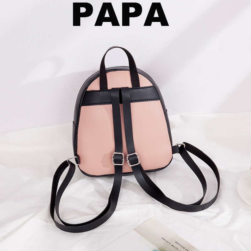 Fashion Korean Women's Bag PU Shoulder Bag Small School Bag Sling Bag Women Backpack Lady Bag