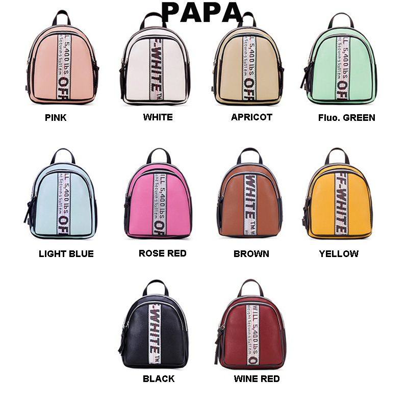 Fashion Korean Women's Bag PU Shoulder Bag Small School Bag Sling Bag Women Backpack Lady Bag