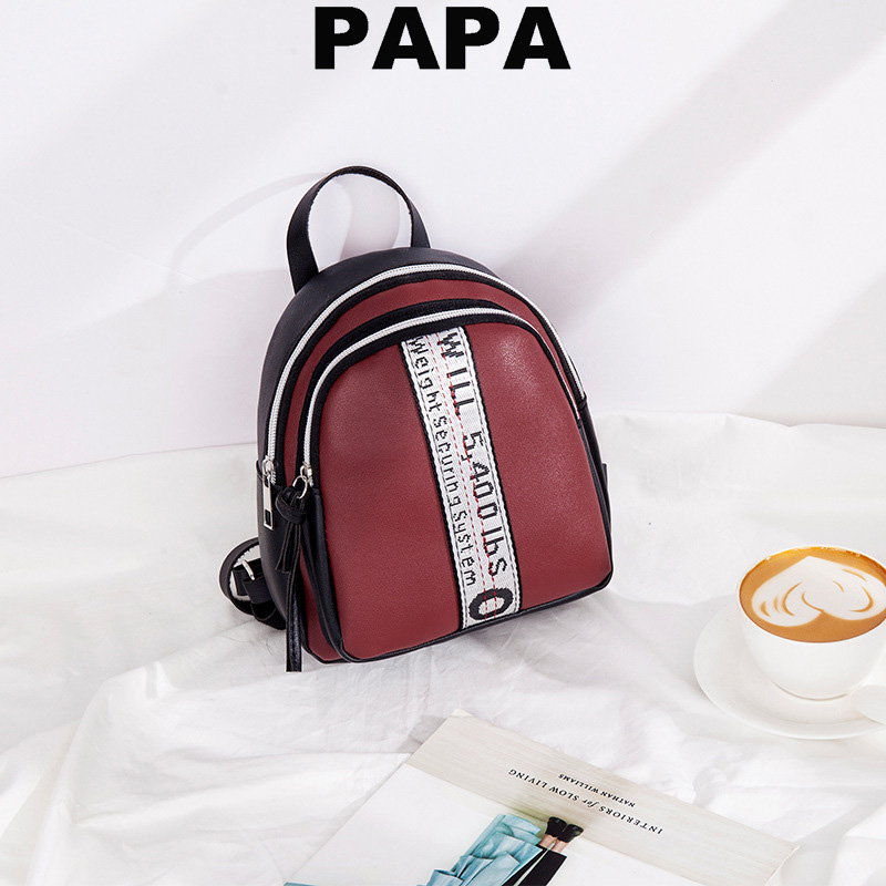 Fashion Korean Women's Bag PU Shoulder Bag Small School Bag Sling Bag Women Backpack Lady Bag