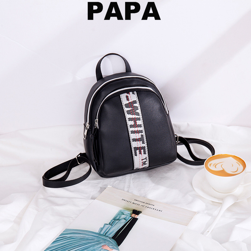 Fashion Korean Women's Bag PU Shoulder Bag Small School Bag Sling Bag Women Backpack Lady Bag