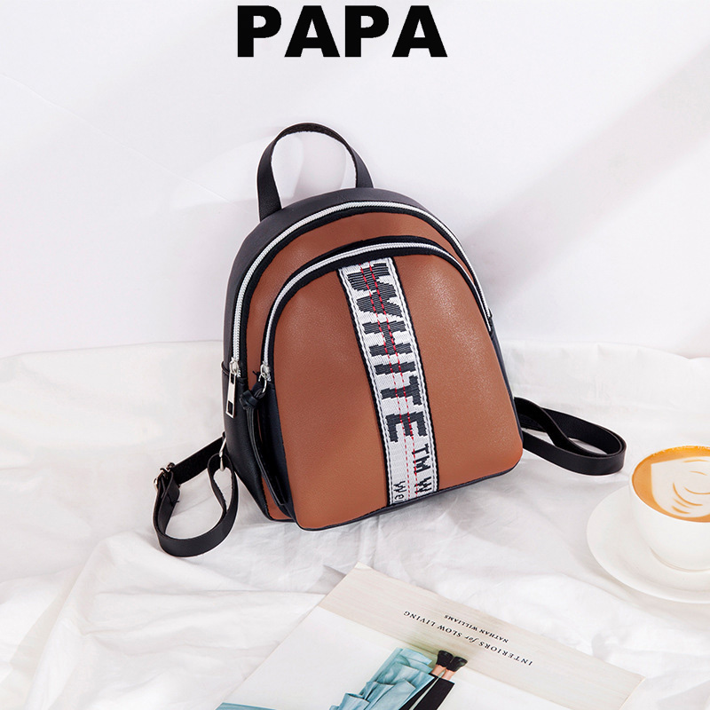 Fashion Korean Women's Bag PU Shoulder Bag Small School Bag Sling Bag Women Backpack Lady Bag
