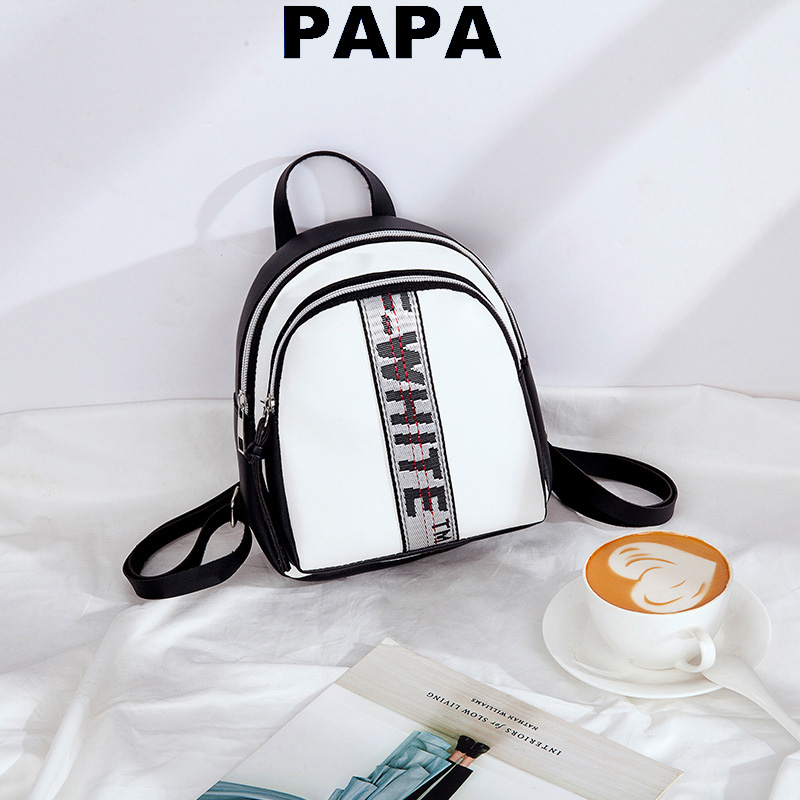 Fashion Korean Women's Bag PU Shoulder Bag Small School Bag Sling Bag Women Backpack Lady Bag